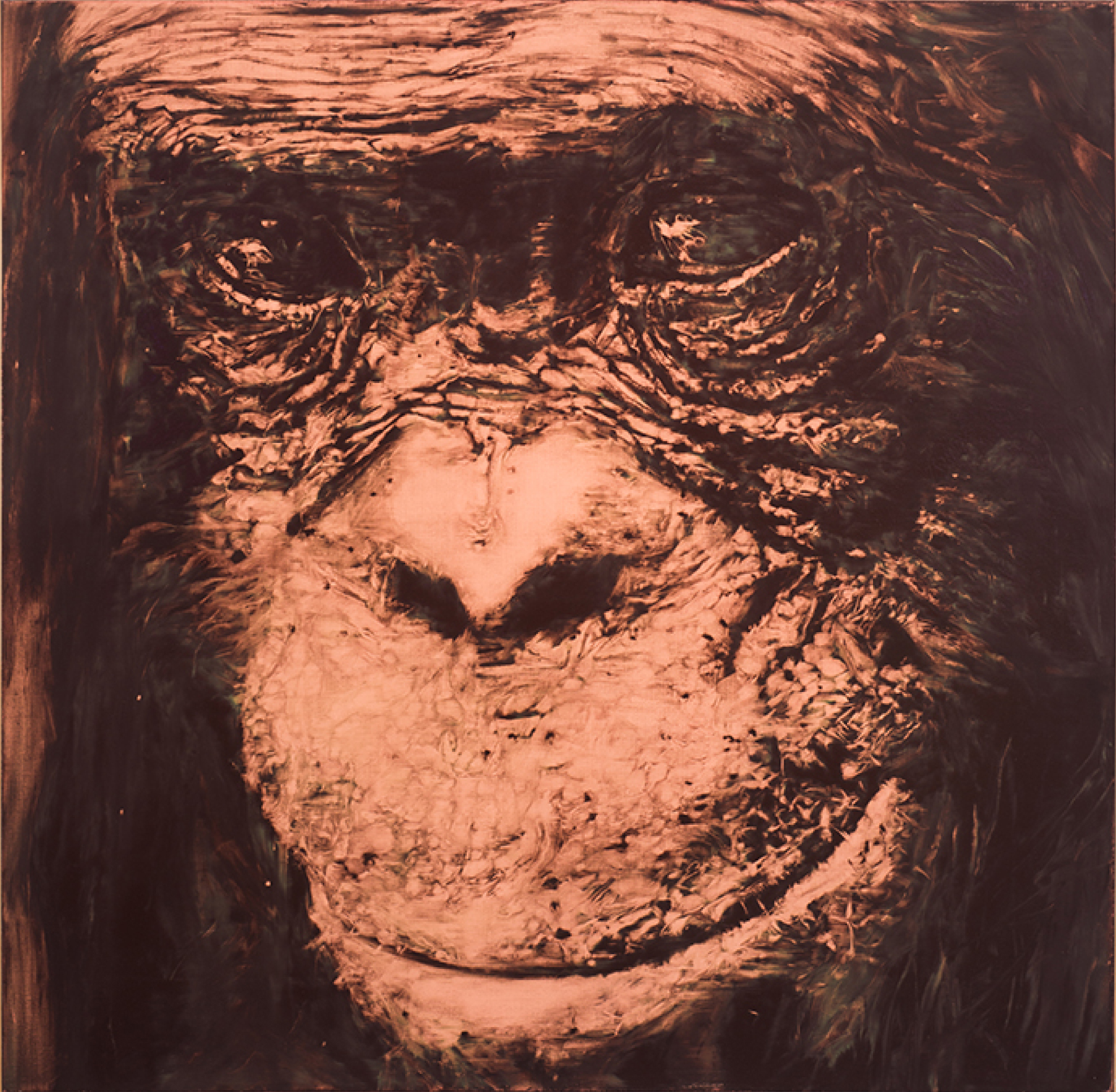 Gilad Efrat_Untitled I(Ape)_ 2004_oil on linen_110X110cm