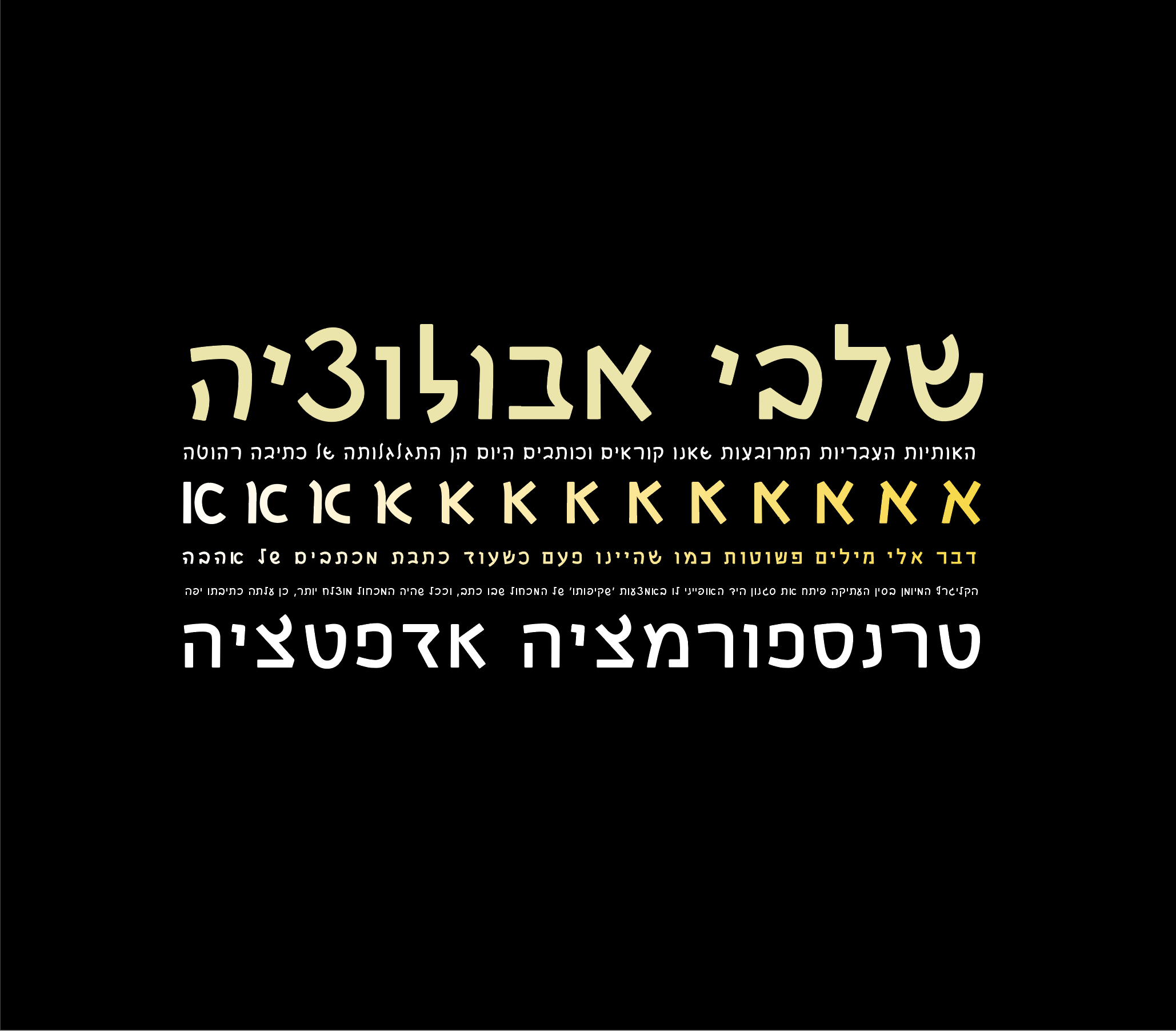 שני איבגי מציגה את "תנואות - כתב יד בעולם דיגיטלh" בתערוכה מאלף עד כאi