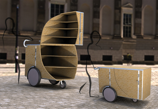 Congratulations to Bezalel student on winning "honorable mention" in the Green Architecture Competi
