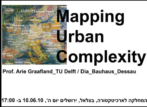 Mapping urban complexity/ From Bauhaus to Baustadt