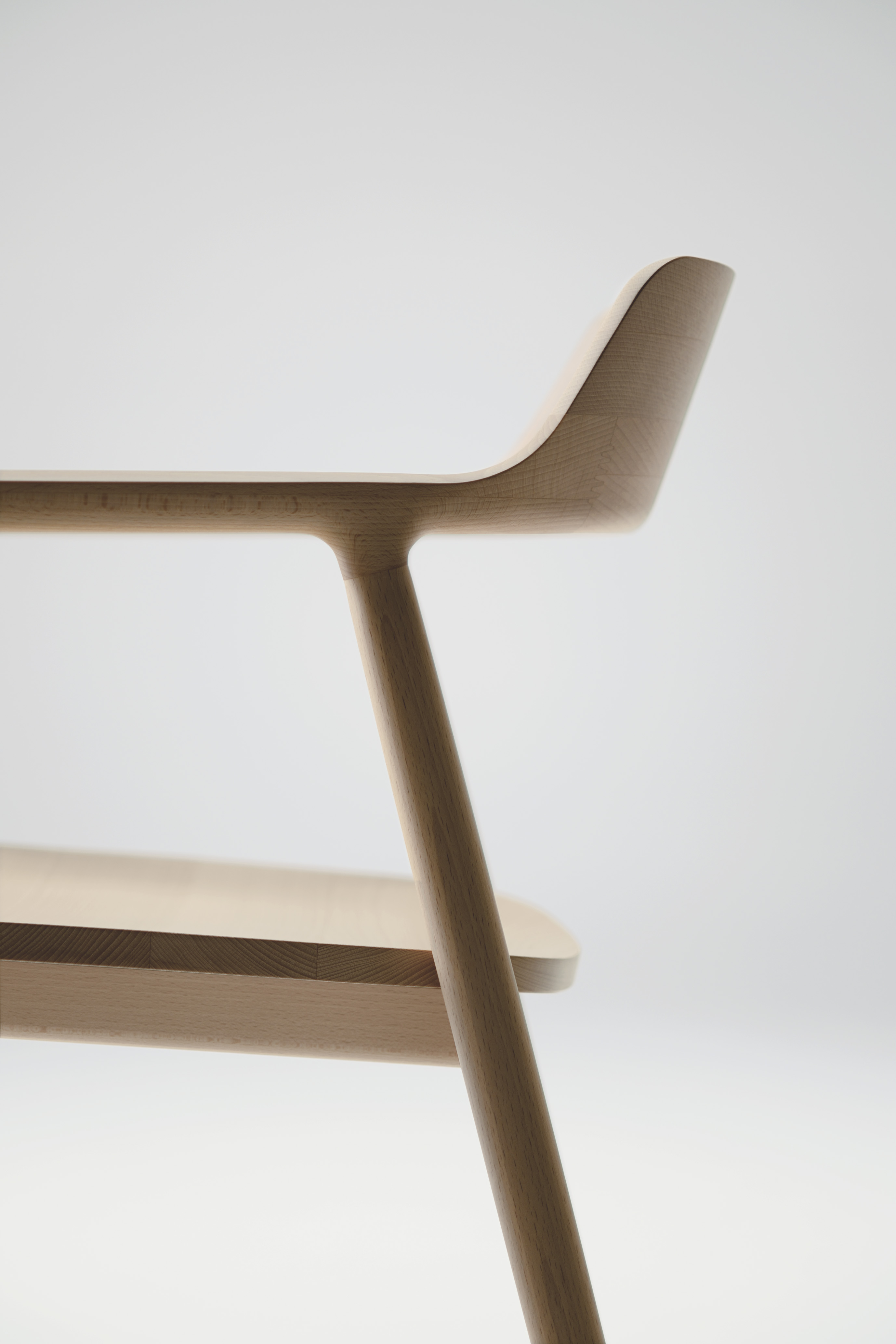 Hiroshima Arm Chair / maruni Photo by Yoneo Kawabe