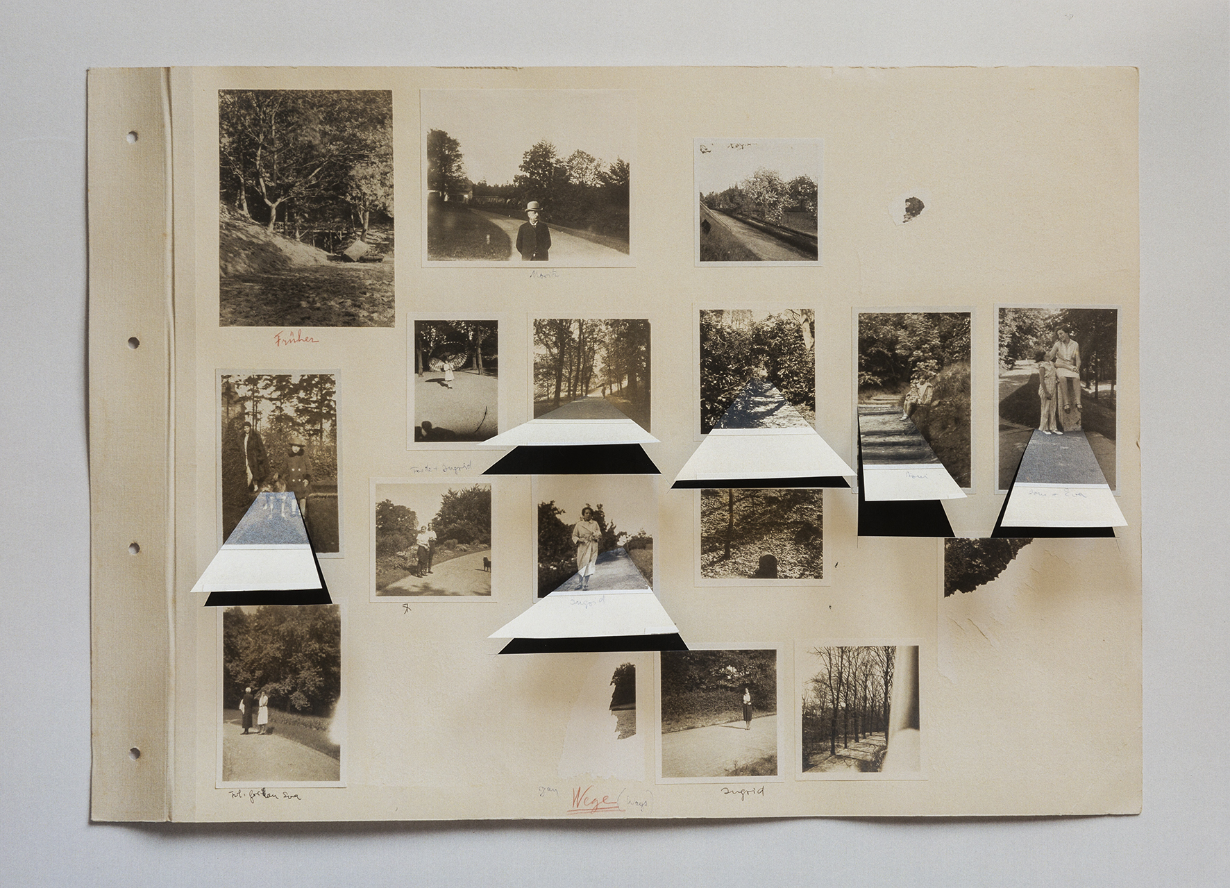01_ שבילים (Wege); קולאז׳ מצולם; 2018