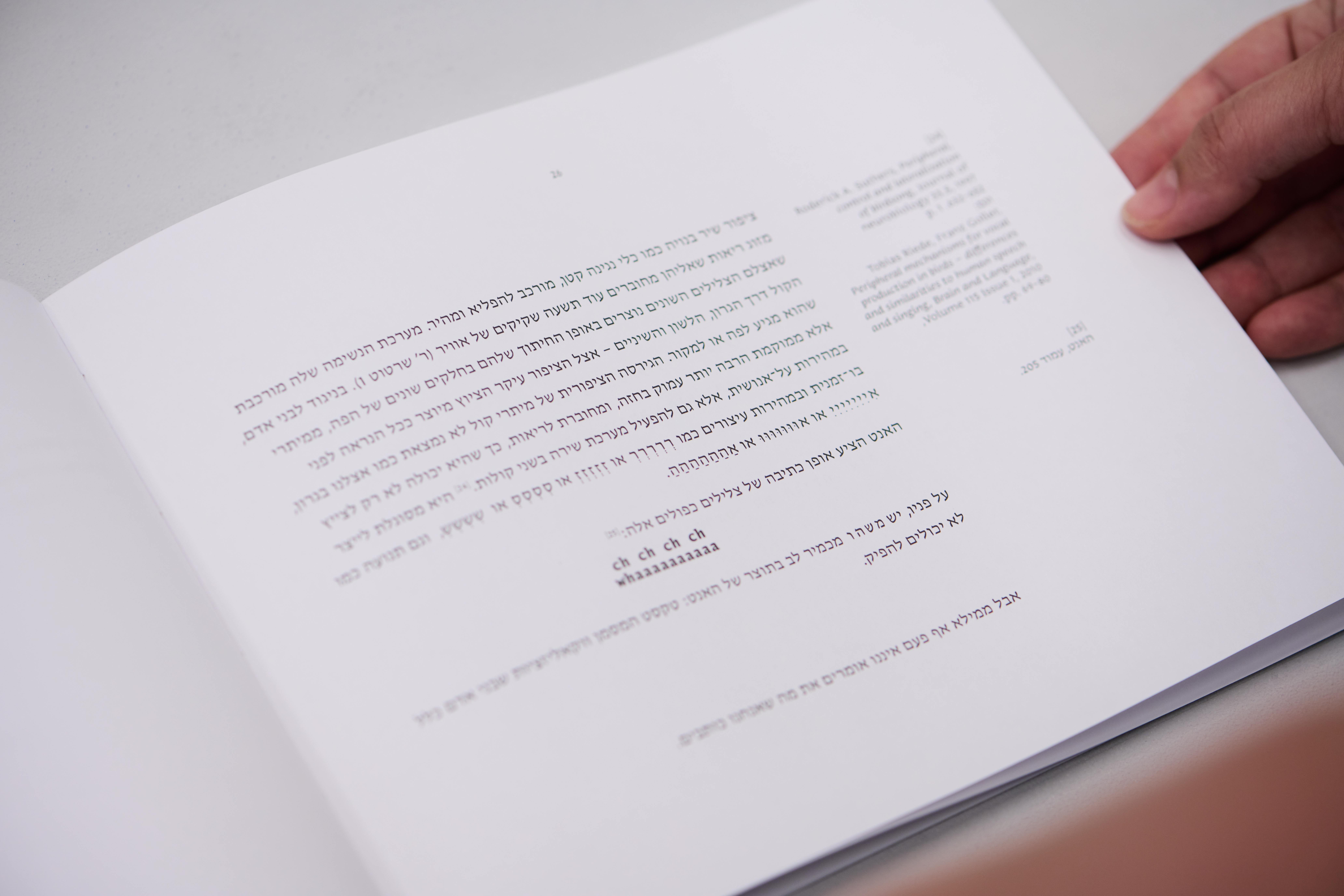 אף פעם איננו אומרים את מה שאנחנו כותבים