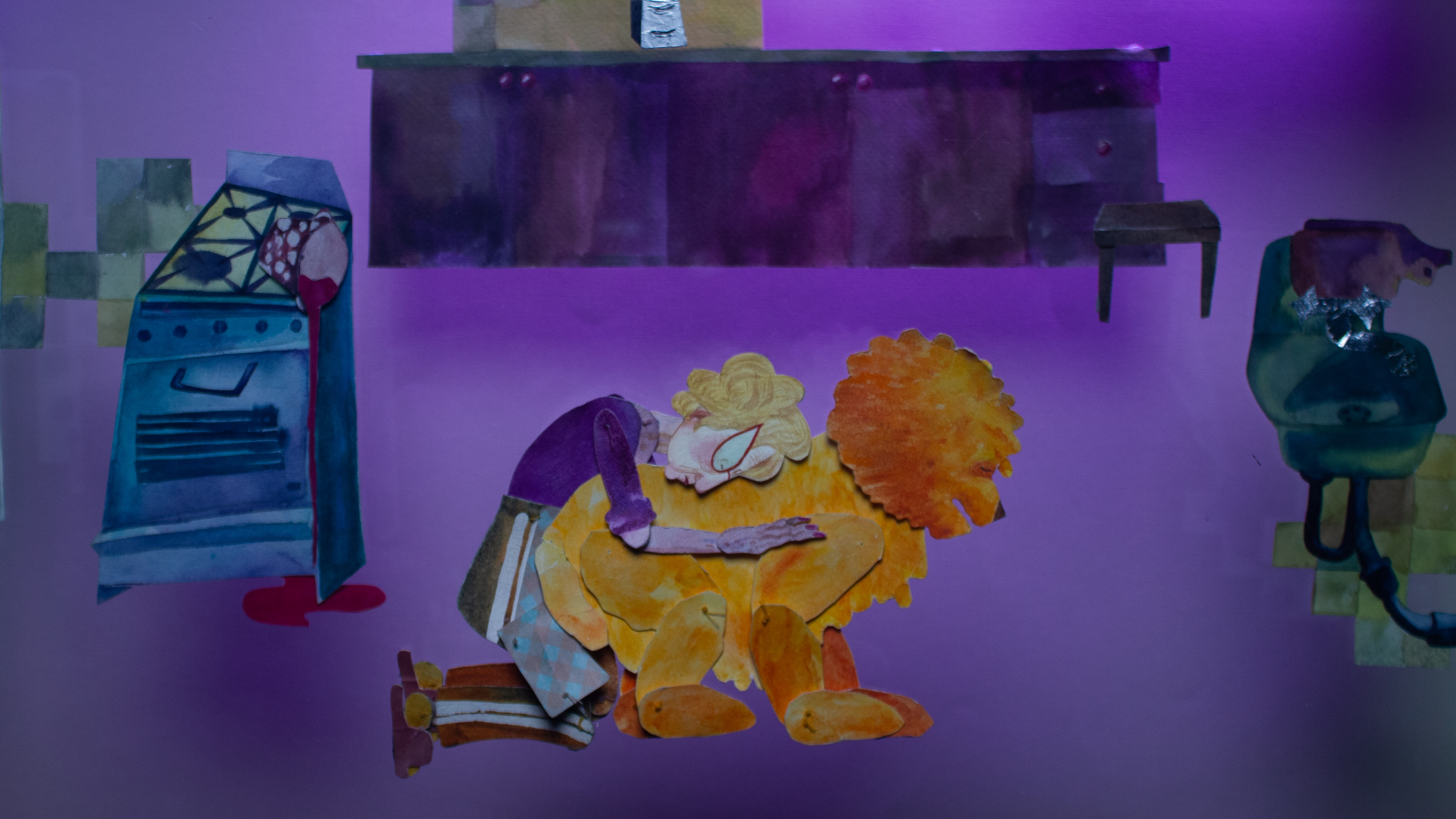 רימה גפן וניקה ז'קובה, "לב אוחז" (Обіруч), פרויקט גמר, המחלקה לאמנויות המסך, 2023