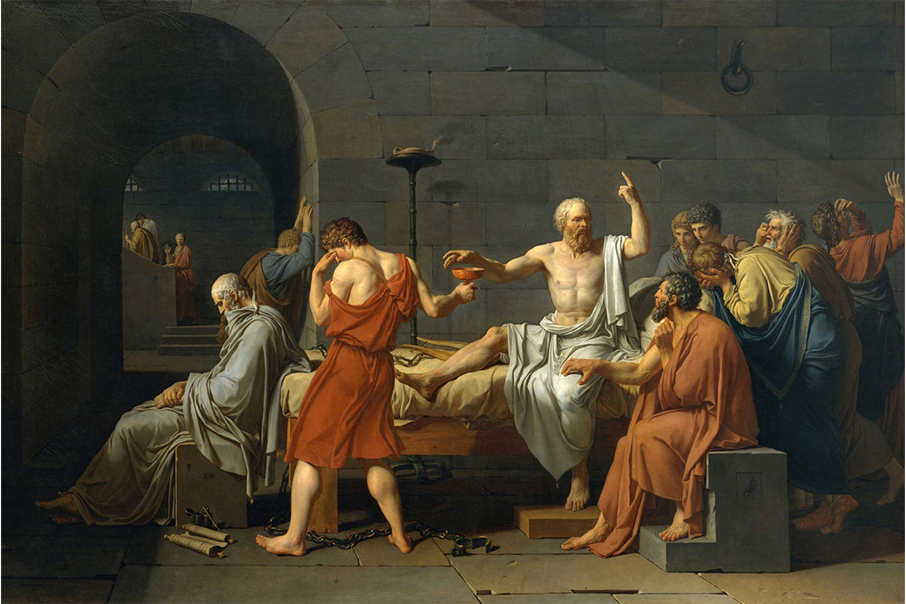 ז'ק לואי דויד, מות סוקרטס, 1787