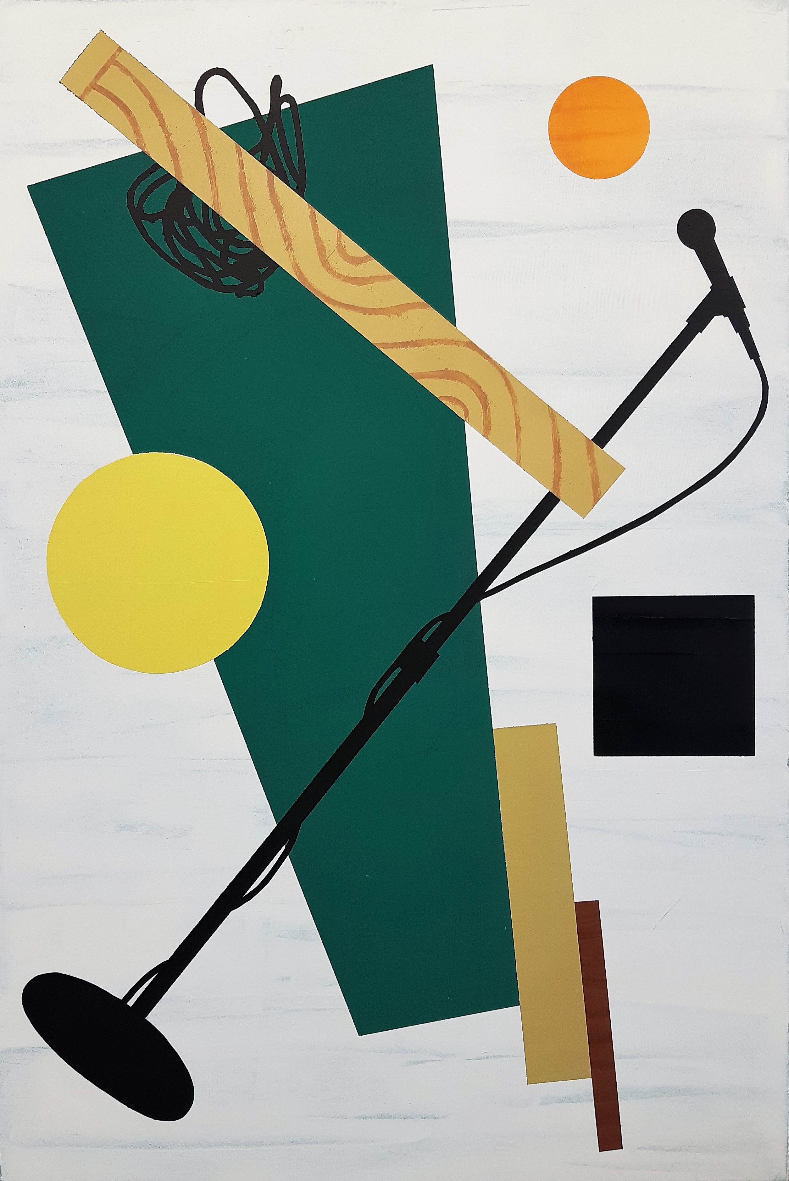 Larry Abramson, Suprematism VIII, 2019, o+a on canvas, 150X100 cm