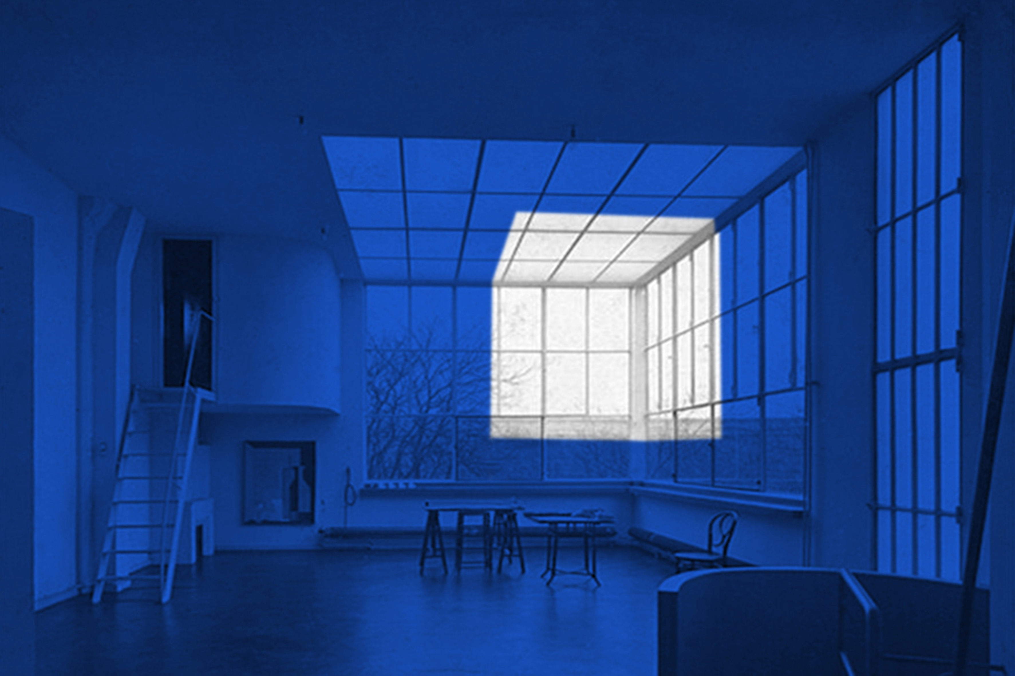 'הסטודיו - הסטודיו-בית של אוזנפנט, לה קורבוזיה, פריז, 1922', דוריאן גוטליב, 2016