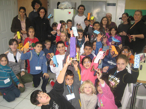 פעילות סטודנטים במקלטים בבאר שבע
