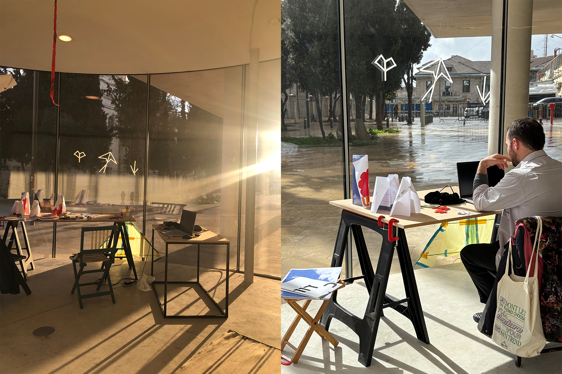 מתוך התערוכה ׳החממה; סטודיו שקוף׳, המחלקה לעיצוב תעשייתי ע״ש פולונסקי, 2026