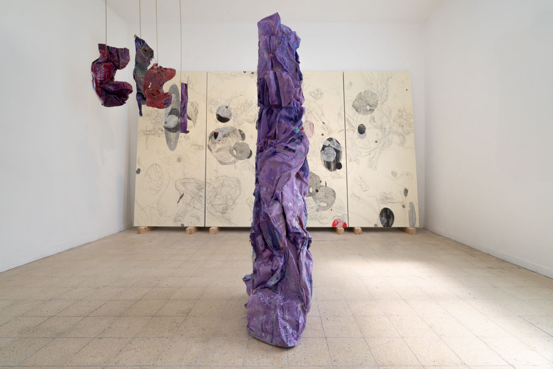 Tamir Chen, Weights/ Dimension No. 8, final project, 2025 (Photo: Daniel Hanoch)