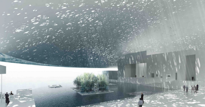 Louvre Abu Dhabi, Interior View © TDIC - Architecte Jean Nouvel