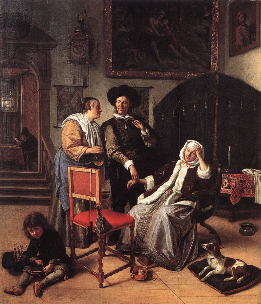 Steen, Doctor's visit, 1658-62, Wellington Museum, Apsley House, London