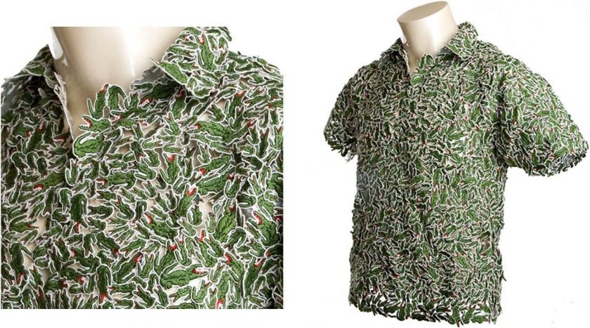 Campana Brothers - ‘alligator lace’ shirt for men limited edition of 1