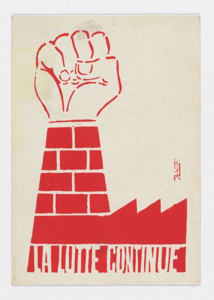  Atalier Populaire, המאבק ממשיך, 1968